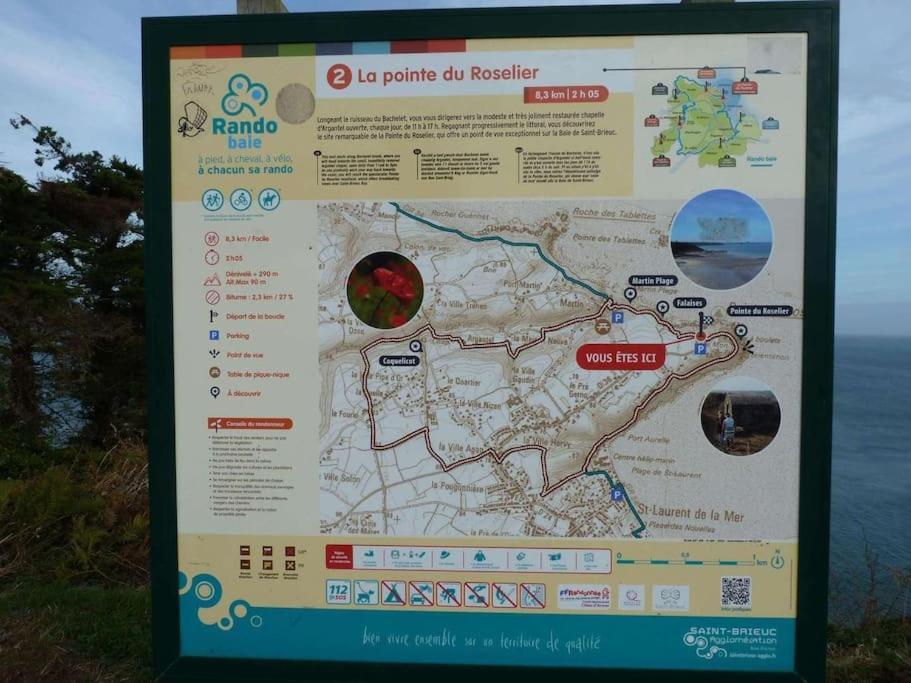Chaumiere Cotiere: Plage A 500M,A Deux Pas Du Gr34 Plérin Екстериор снимка
